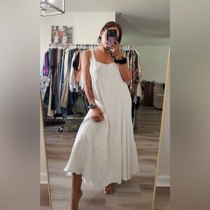 RD Style White Maxi Sundress